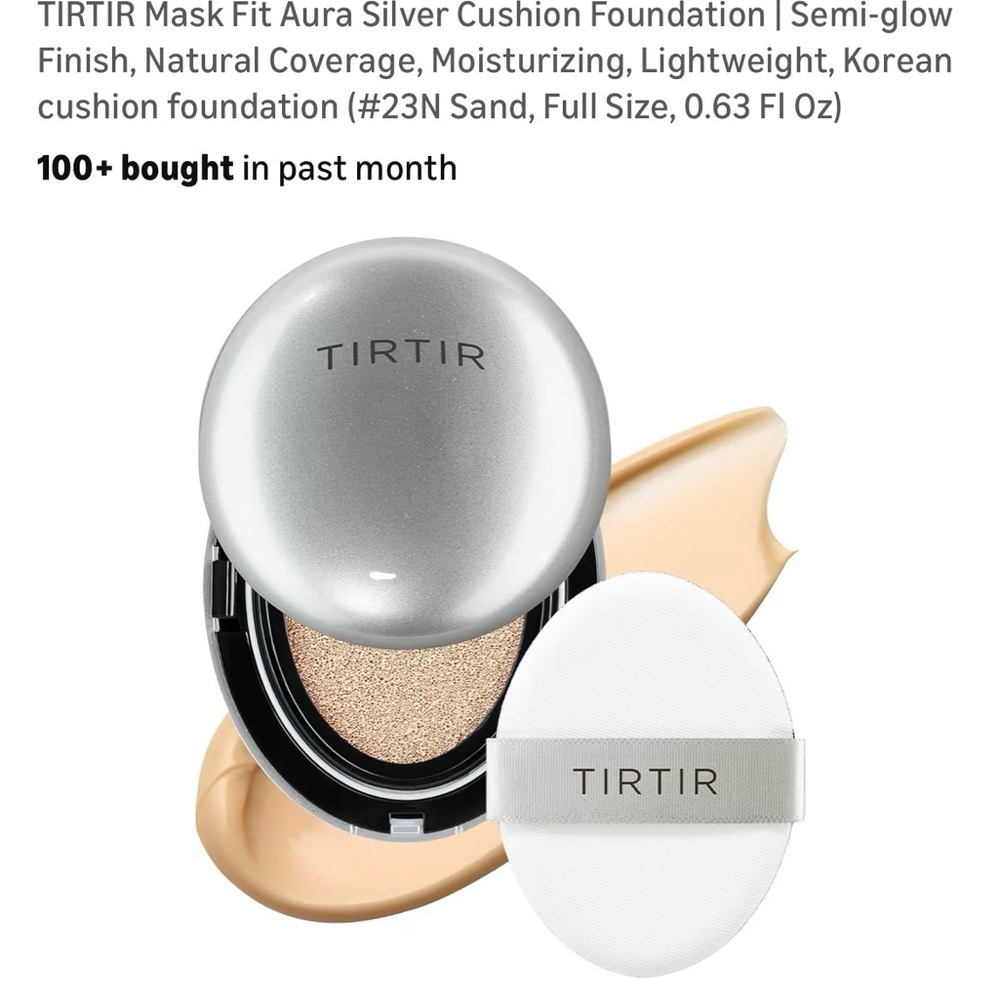 TIRTIR Mask Fit Aura Cushion Foundation in ivory